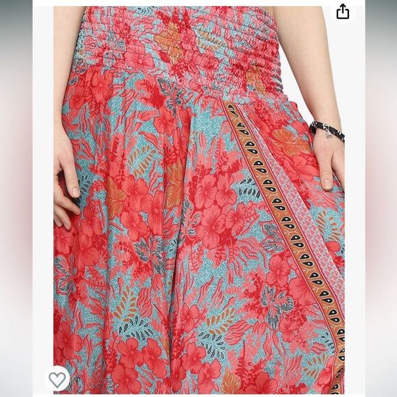 Harem Pants Womens OS Hippie Yoga Handmade Lounge Pants Romper Jumpsuit B3 - Picture 4 of 8